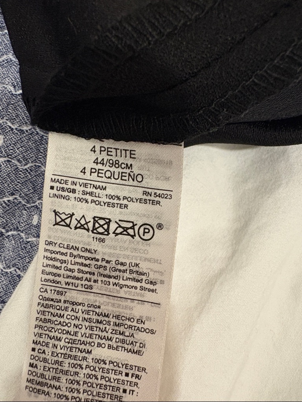 Banana Republic Black and White Dress with Pockets - Picture 4 of 4